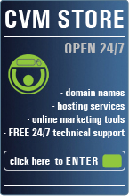 Domain Names, hosting services, online marketing tools - CVM Store